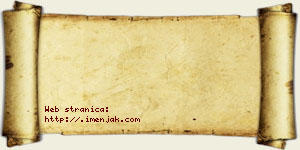 Isidora Burgić vizit kartica